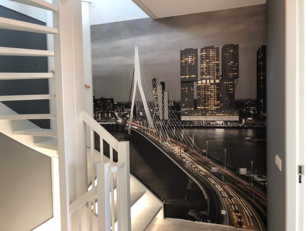 Fotobehang custum made voor klant