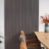 Akupanel Wandpaneel Lino Grijsbruin