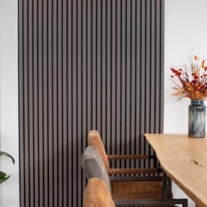 Akupanel Wandpaneel Lino Grijsbruin