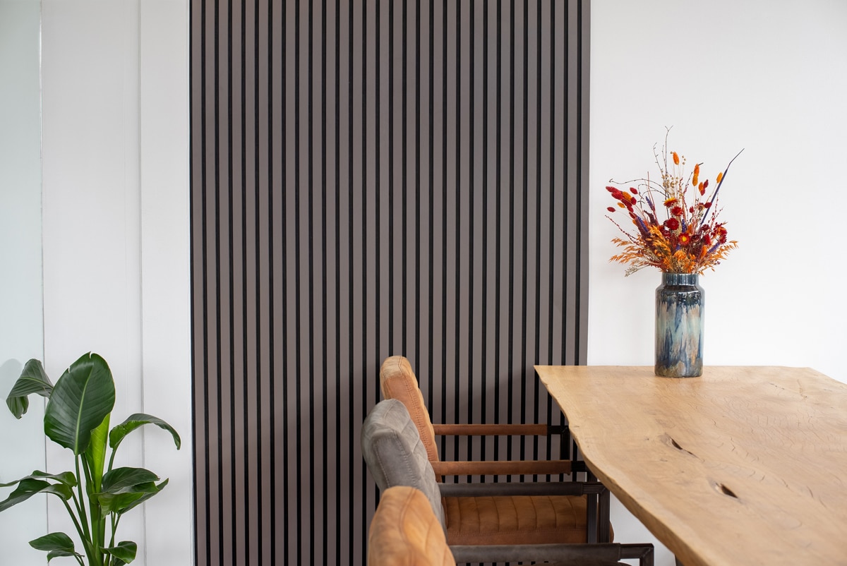 Floer-Akupanel-Wandpaneel-Lino-Grijsbruin-Sfeer Akupanel Wandpaneel Lino Grijsbruin