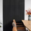 Akupanel Wandpaneel Lino zwart