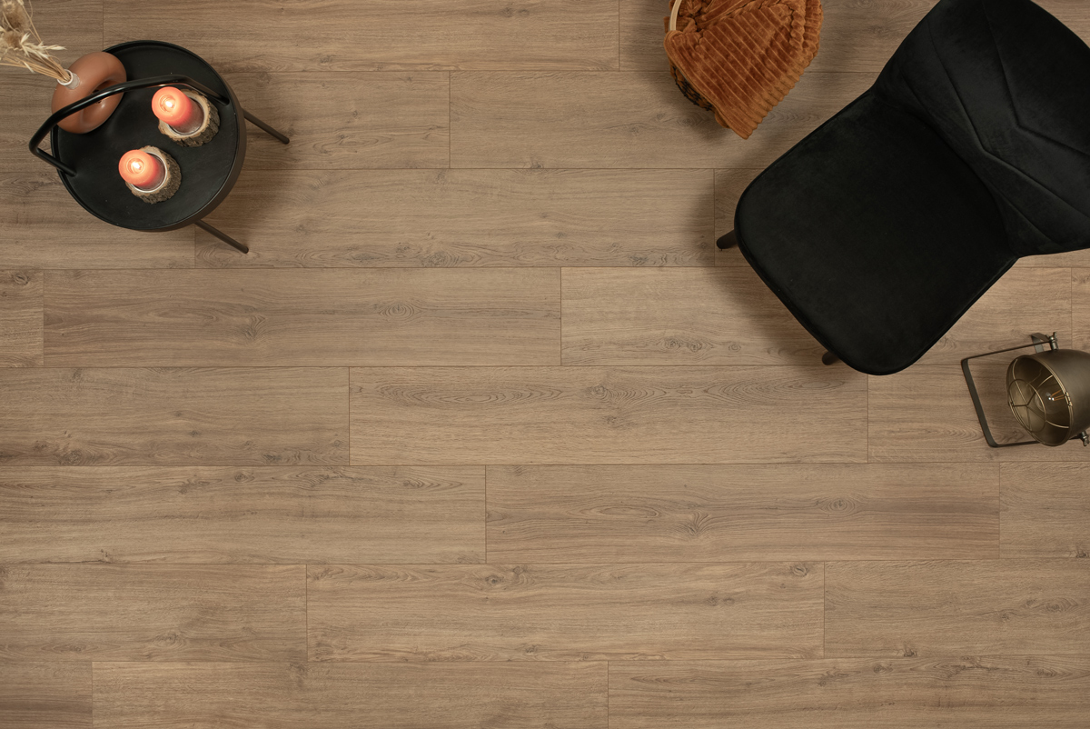 Floer-Steden-Laminaat-Dublin-Donkerbruin-Eiken-sfeer-topdown-groot