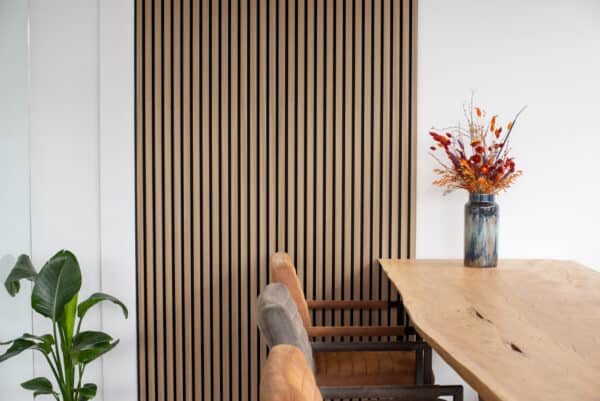 Akupanel Wandpaneel Lichtbruin Noten