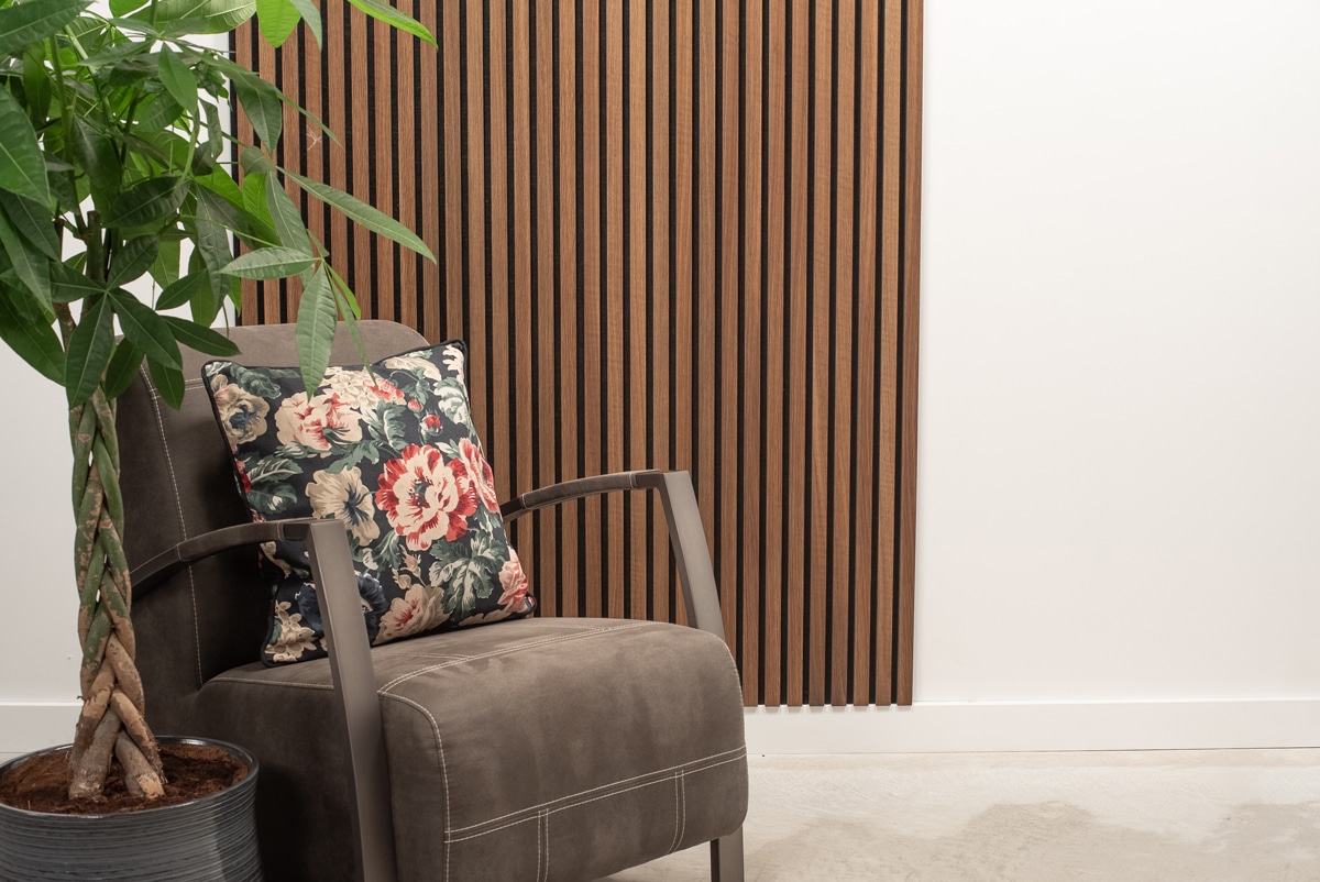 Akupanel Wandpaneel Gerookt Eiken Akupanel Wandpaneel Gerookt Eiken