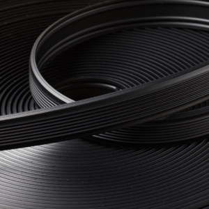 Co-pro rubber antislip zwart rol 27 meter